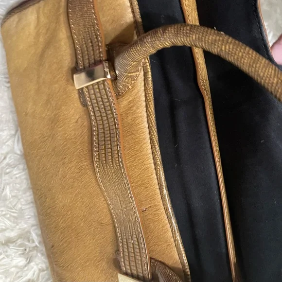 Antonio Melani Chic Brown Leather Bag - Picture 7 of 13